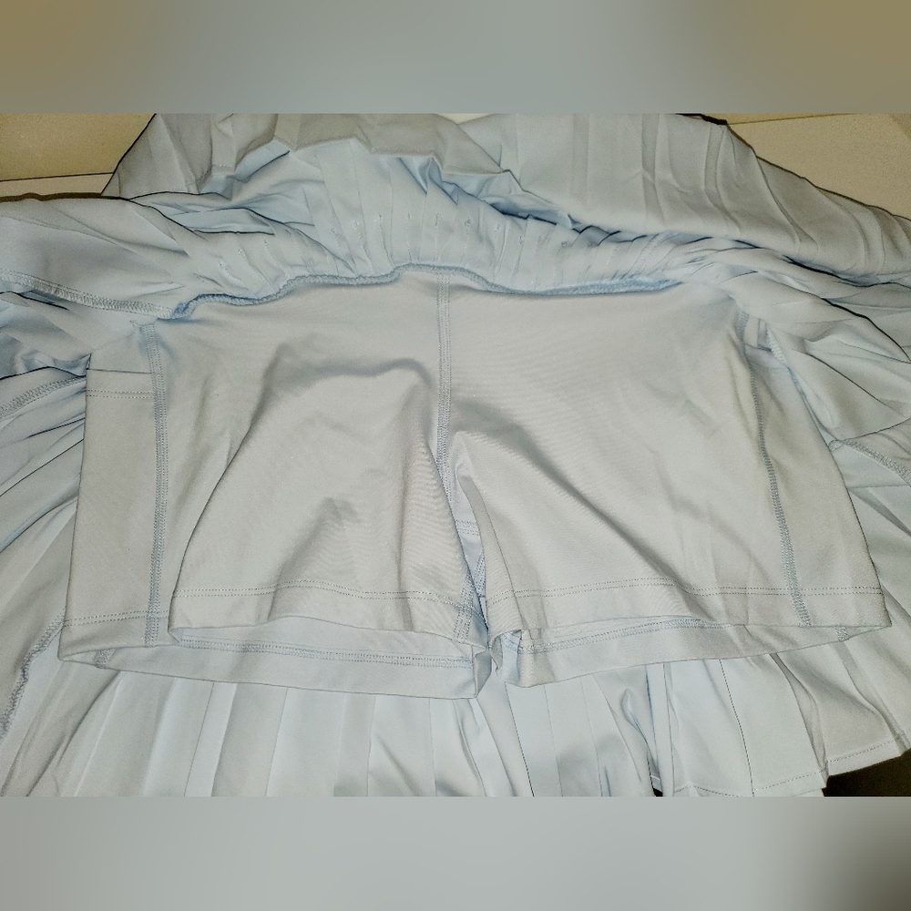 All in Motion Blue Pleated Skater Mini Skort NWT Sizes: S, M, & L - Picture 6 of 9